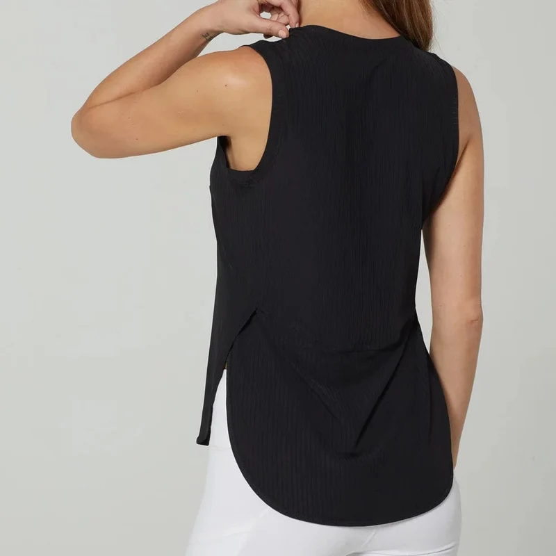GUTA S-XL Yoga Shirt Frauen Gym Shirt Quick Dry Sport Shirts Back Gym Top Damen Fitness Shirt Ärmelloses Sport Top Yoga Weste