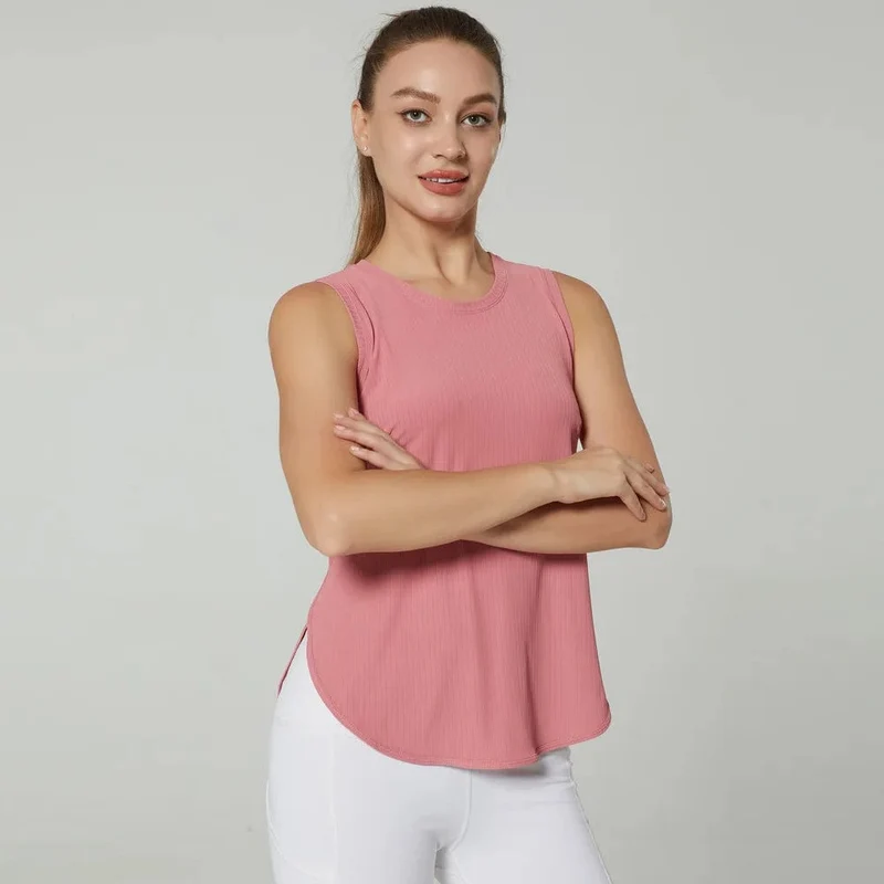 GUTA S-XL Yoga Shirt Frauen Gym Shirt Quick Dry Sport Shirts Back Gym Top Damen Fitness Shirt Ärmelloses Sport Top Yoga Weste
