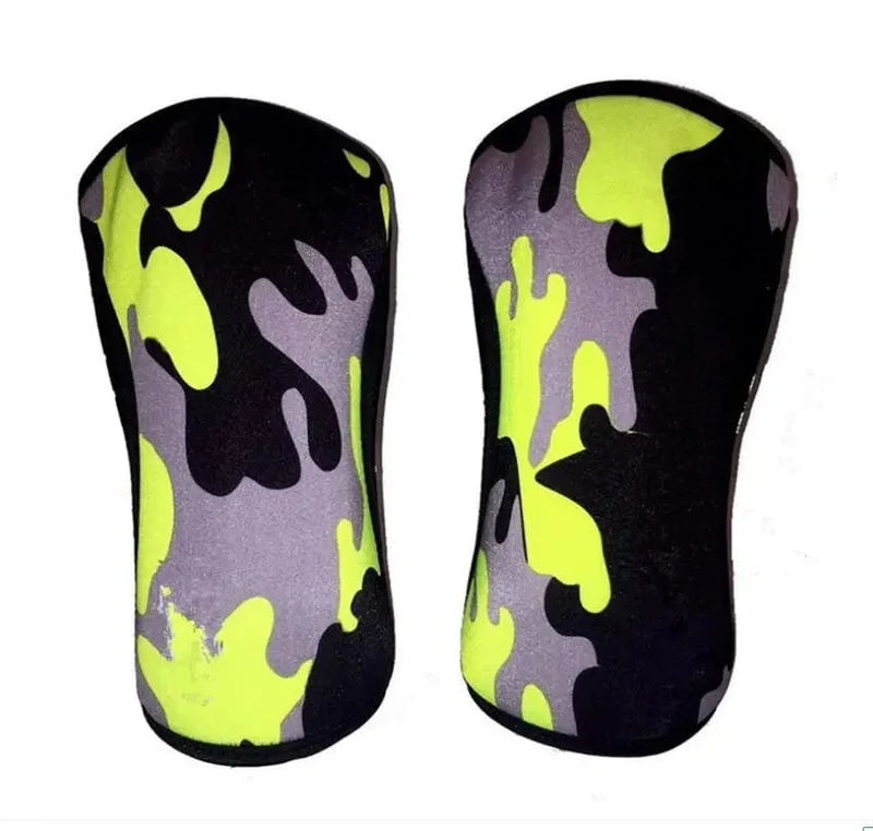 Frauen Männer Teenager 7mm Neopren Sport Knie Pads Kompression Gewichtheben Druck Crossfit Training Knie Pads Unterstützung Individuelles Logo