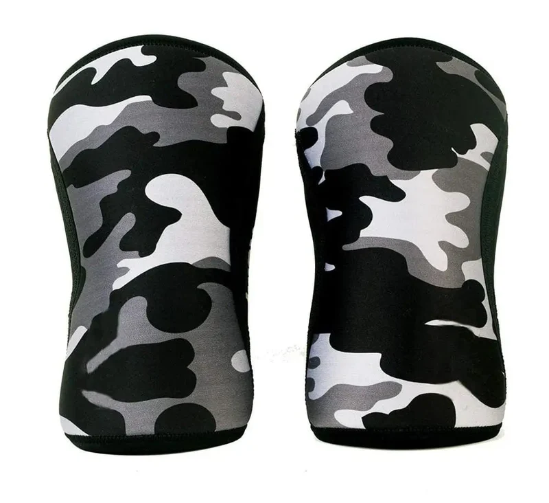 Frauen Männer Teenager 7mm Neopren Sport Knie Pads Kompression Gewichtheben Druck Crossfit Training Knie Pads Unterstützung Individuelles Logo
