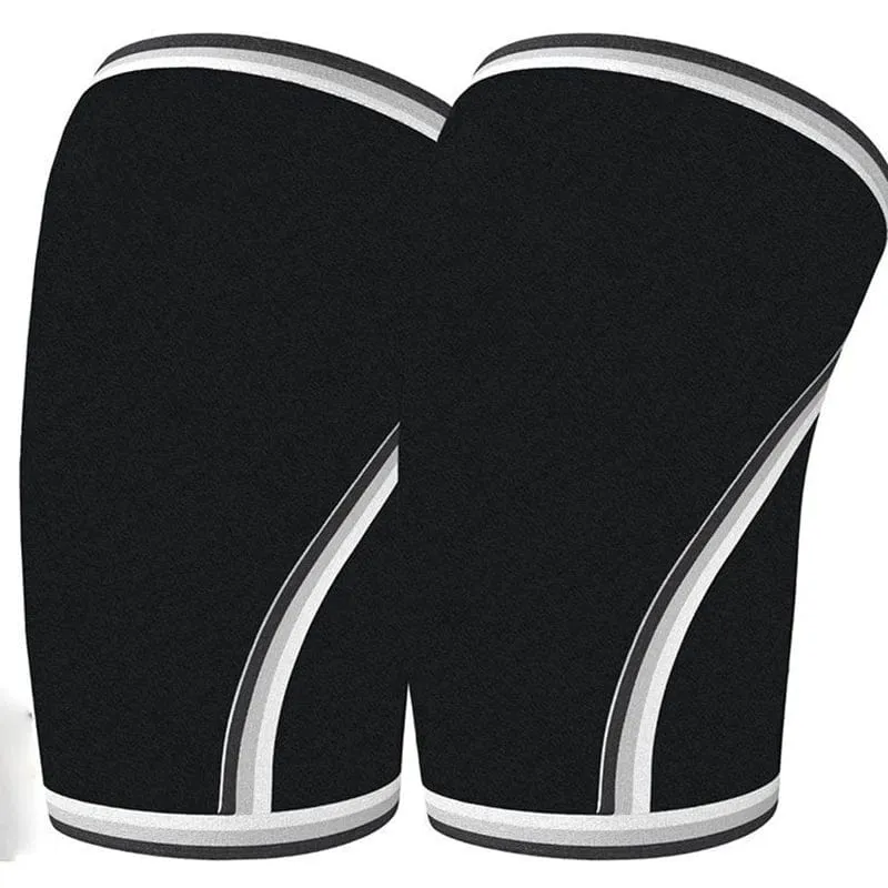 Frauen Männer Teenager 7mm Neopren Sport Knie Pads Kompression Gewichtheben Druck Crossfit Training Knie Pads Unterstützung Individuelles Logo