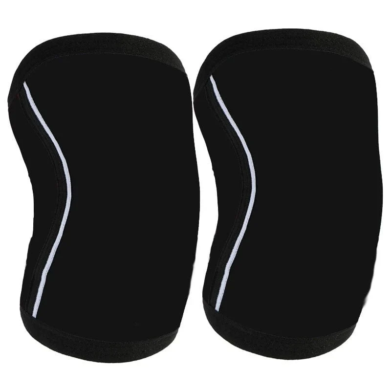 Frauen Männer Teenager 7mm Neopren Sport Knie Pads Kompression Gewichtheben Druck Crossfit Training Knie Pads Unterstützung Individuelles Logo