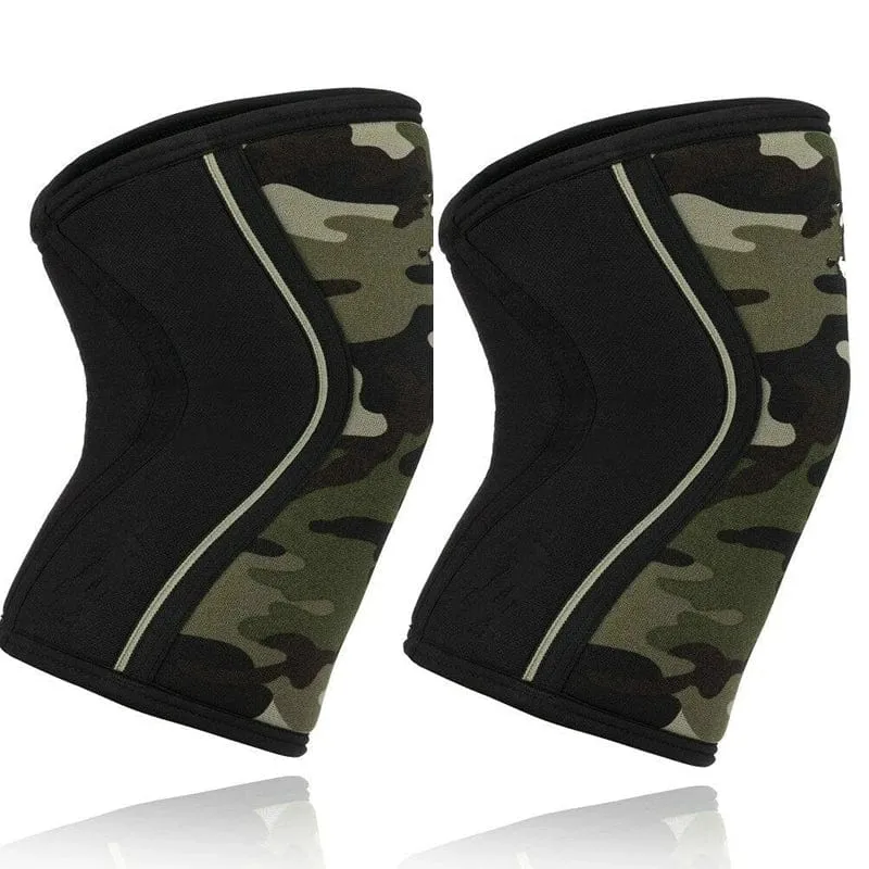 Frauen Männer Teenager 7mm Neopren Sport Knie Pads Kompression Gewichtheben Druck Crossfit Training Knie Pads Unterstützung Individuelles Logo