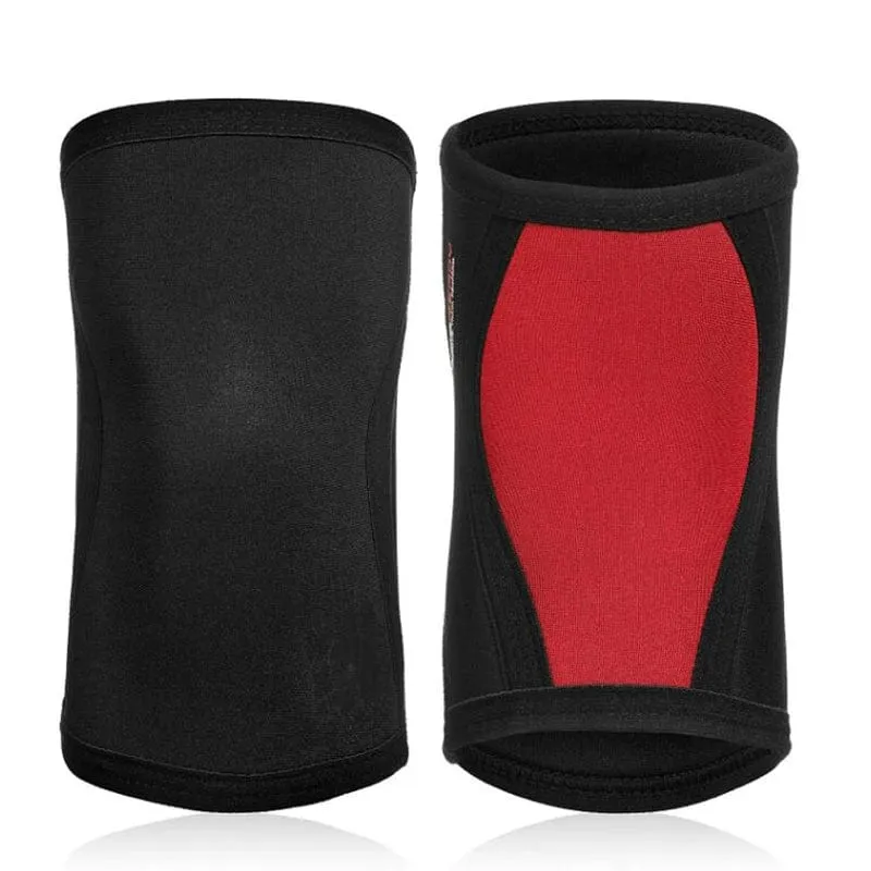 Frauen Männer Teenager 7mm Neopren Sport Knie Pads Kompression Gewichtheben Druck Crossfit Training Knie Pads Unterstützung Individuelles Logo