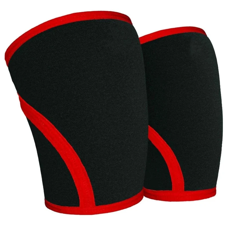 Frauen Männer Teenager 7mm Neopren Sport Knie Pads Kompression Gewichtheben Druck Crossfit Training Knie Pads Unterstützung Individuelles Logo