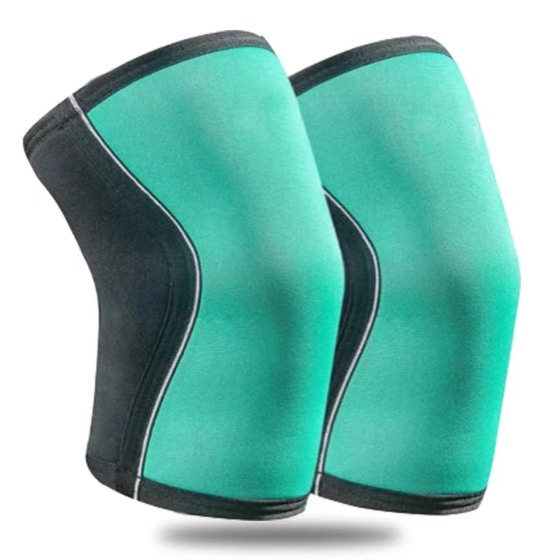 Frauen Männer Teenager 7mm Neopren Sport Knie Pads Kompression Gewichtheben Druck Crossfit Training Knie Pads Unterstützung Individuelles Logo