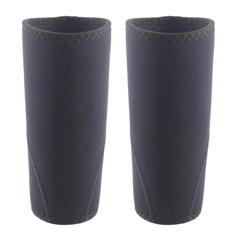 7mm Zellstoffauskleidung Steife Knie-Ärmel Neopren Professionelle Knie-Unterstützung Gewichtheben Sport Sicherheit Crossfit Krafttraining Klammer