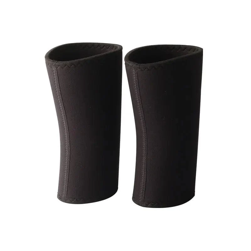 7mm Zellstoffauskleidung Steife Knie-Ärmel Neopren Professionelle Knie-Unterstützung Gewichtheben Sport Sicherheit Crossfit Krafttraining Klammer