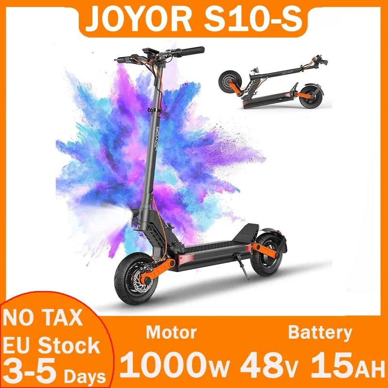 Elektroroller JOYOR S10-S Dual Motor 2000W60V18AH Akku Faltbarer Offroad-E-Scooter APP Smart ABE GENEHMIGT Elektroroller