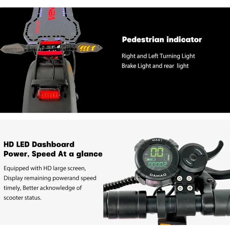 X6 PRO Elektroroller US EU Deutschland Lager Dual Motor Off Road faltbar Erwachsene Mobilität E Scooter Elektro 1200 W 2400 W 48 V