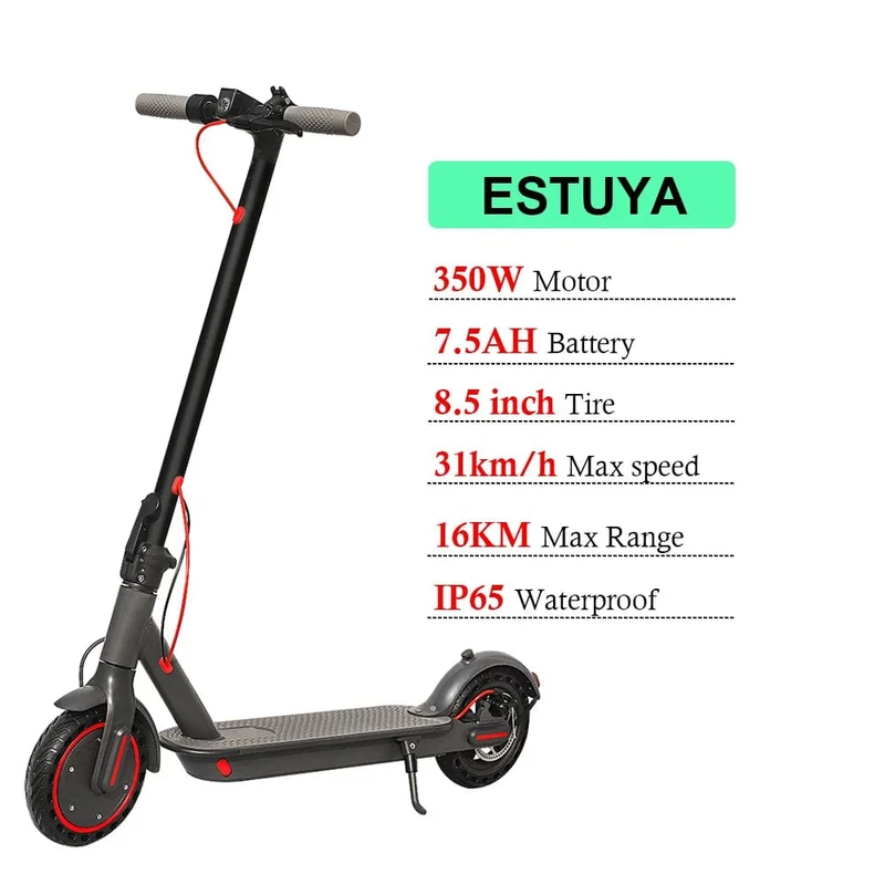 JUICEASE ESTUYA/ES80/ESMAX Elektroroller für Erwachsene 350/500 W Motor E-Scooter 35 km/h Höchstgeschwindigkeit 8.5/10 Zoll Elektro-Tretroller