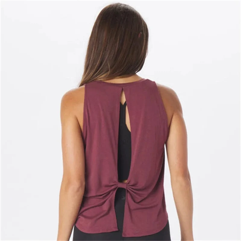 Gutashye 3 Farben Frauen Fitness Yoga Shirts Ärmellose Yoga Tank Tops Sexy Workout Schnell Trocknend Sport Weste Damen Lauf T-shirt