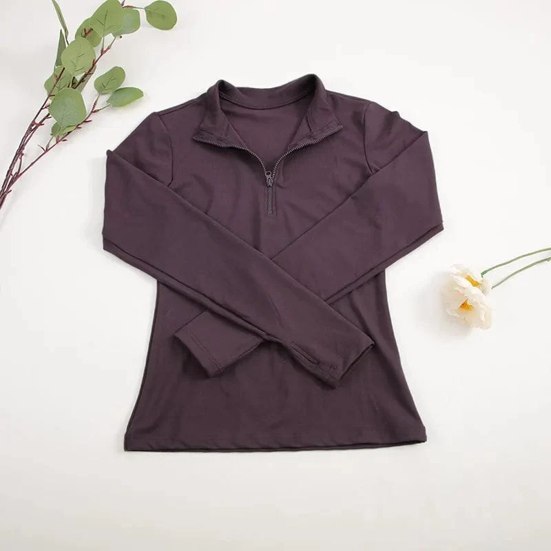 CHRLEISURE Langarm-Yoga-Shirts, Sport-Top, Fitness-Yoga-Top, Gym-Top, Sportbekleidung für Frauen, Push-Up-Lauf-Kleidung mit vollen Ärmeln