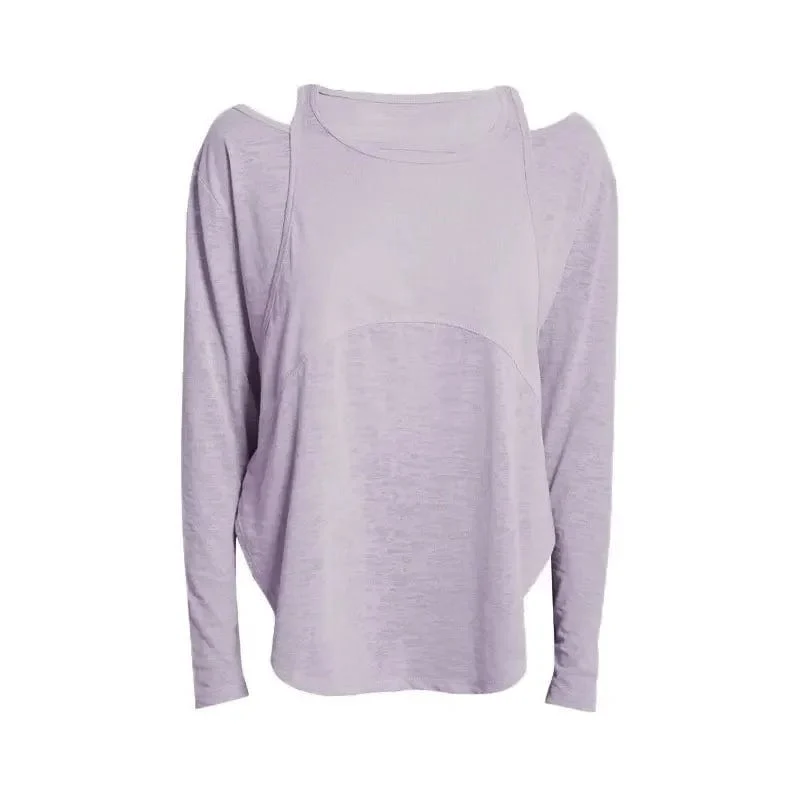Langarm Yoga Shirts für Frauen Lose Sport T Crop Top Sport Top Frauen Sportswear Gym Fitness Tragen Kleidung Workout weibliche