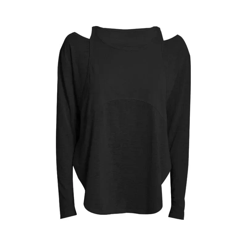 Langarm Yoga Shirts für Frauen Lose Sport T Crop Top Sport Top Frauen Sportswear Gym Fitness Tragen Kleidung Workout weibliche
