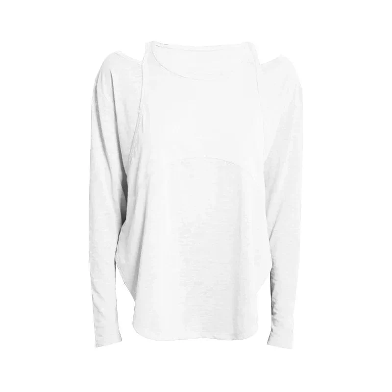 Langarm Yoga Shirts für Frauen Lose Sport T Crop Top Sport Top Frauen Sportswear Gym Fitness Tragen Kleidung Workout weibliche