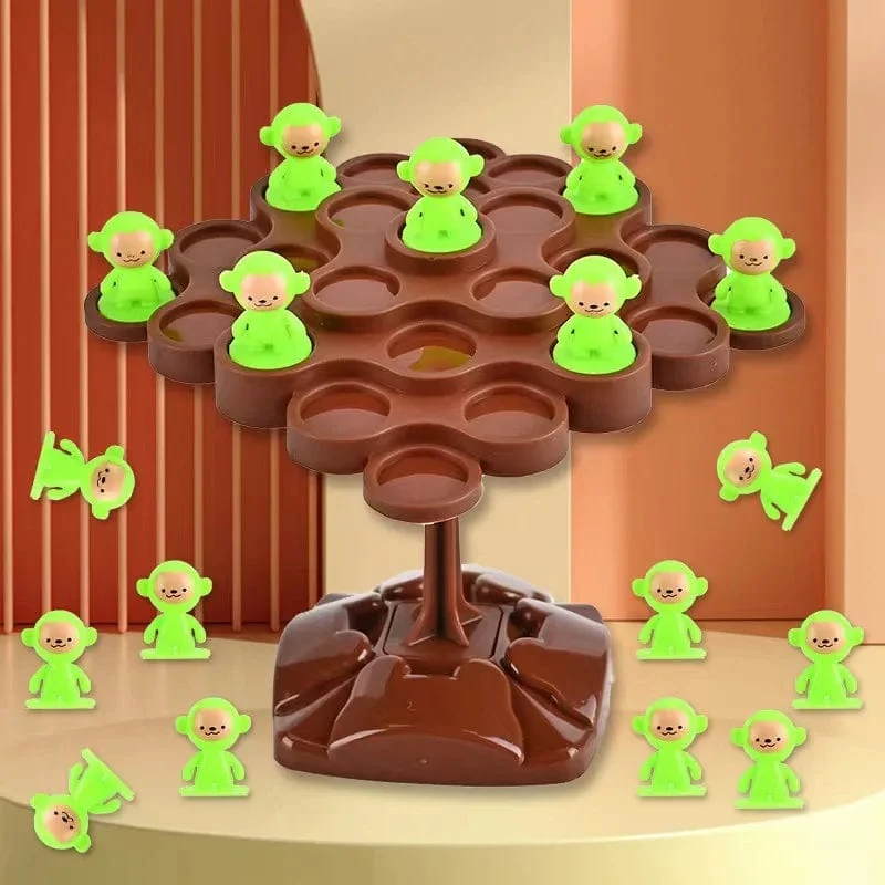 Mini-Affen-Balance-Baum, Familienspiele, Desktop-Spielzeug für Kinder, Geburtstagsfeier, Gastgeschenke, Babyparty-Geschenke, Pinata-Füller