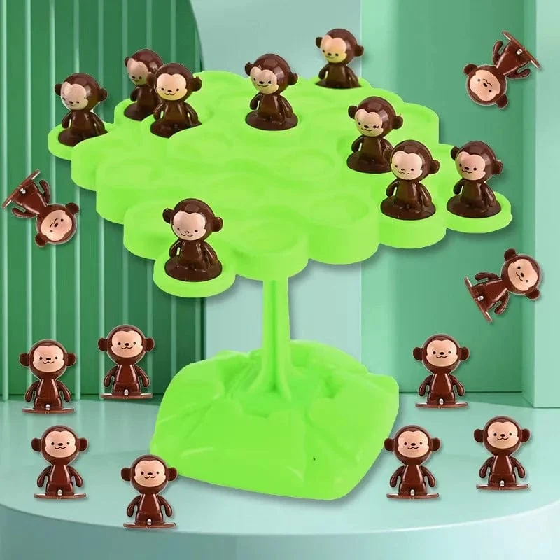 Mini-Affen-Balance-Baum, Familienspiele, Desktop-Spielzeug für Kinder, Geburtstagsfeier, Gastgeschenke, Babyparty-Geschenke, Pinata-Füller