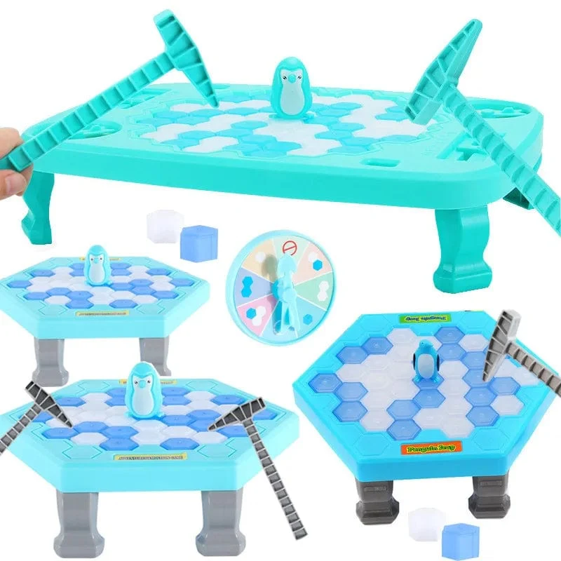 Pinguin Breaking Ice Tischspiel Eltern-Kind Interaktives Puzzle Spielzeug Partyspiel für Kinder Juegos Familienspiele Geburtstagsgeschenkspielzeug