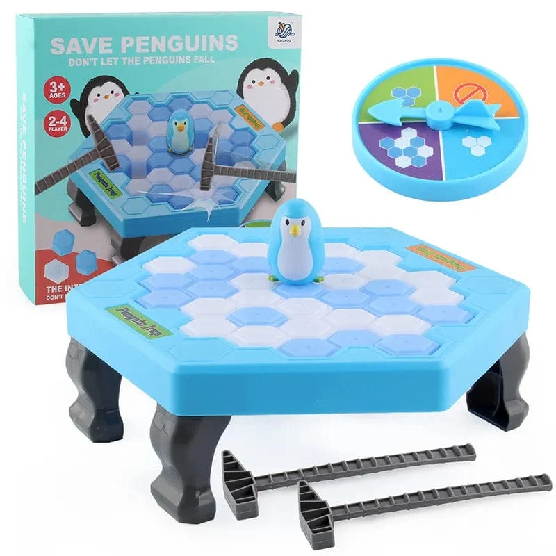 Pinguin Breaking Ice Tischspiel Eltern-Kind Interaktives Puzzle Spielzeug Partyspiel für Kinder Juegos Familienspiele Geburtstagsgeschenkspielzeug
