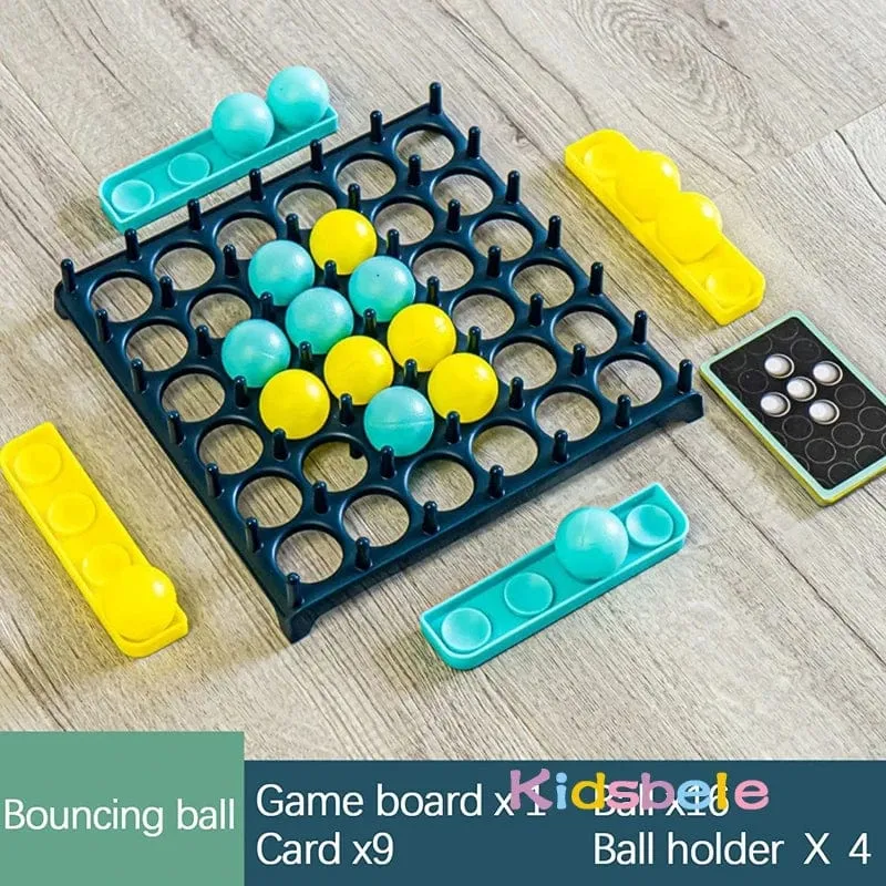 Kinder-Ball-Hüpfspiel, Eltern-Kind-Interaktion, Brettspiel, Kleinkind-Wurfballspiel, lustiges Partyspiel
