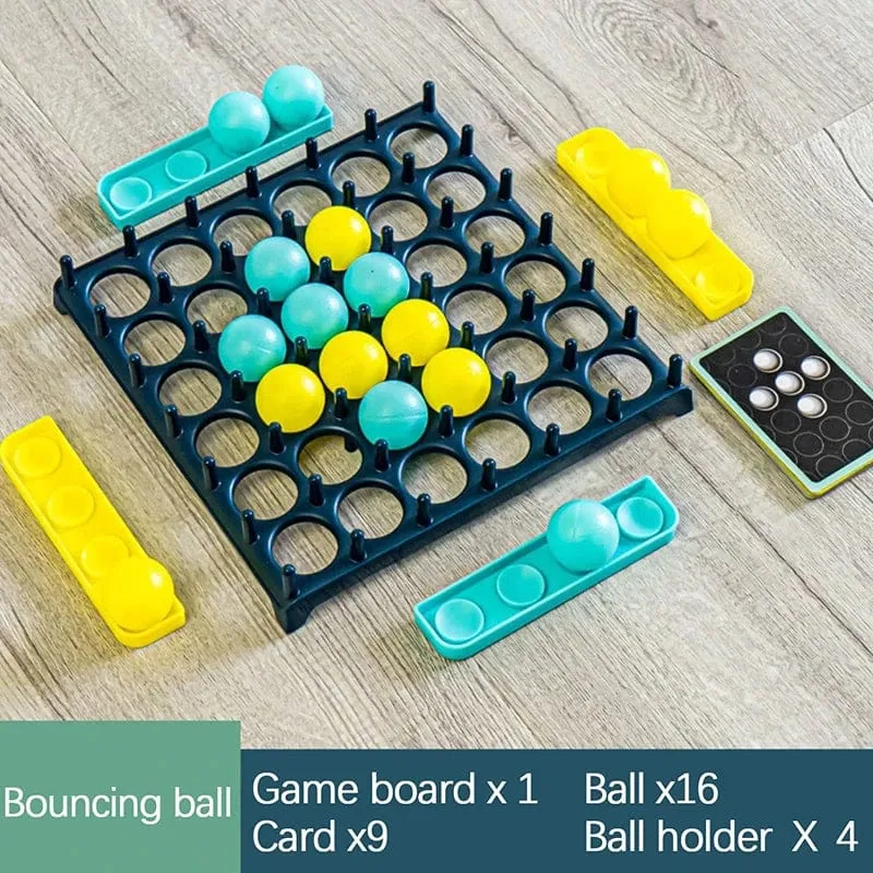 Kinder-Ball-Hüpfspiel, Eltern-Kind-Interaktion, Brettspiel, Kleinkind-Wurfballspiel, lustiges Partyspiel