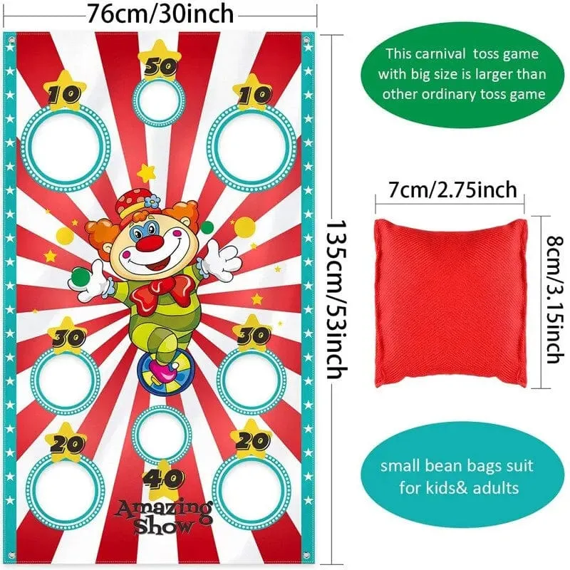 Lustiges Spiel Sitzsäcke Spielzeug Spiel Sitzsäcke Sicheres Werfen Wurfsäcke für Erwachsene Kinder Outdoor Weihnachtsfeier Karneval Spiele Spielzeug