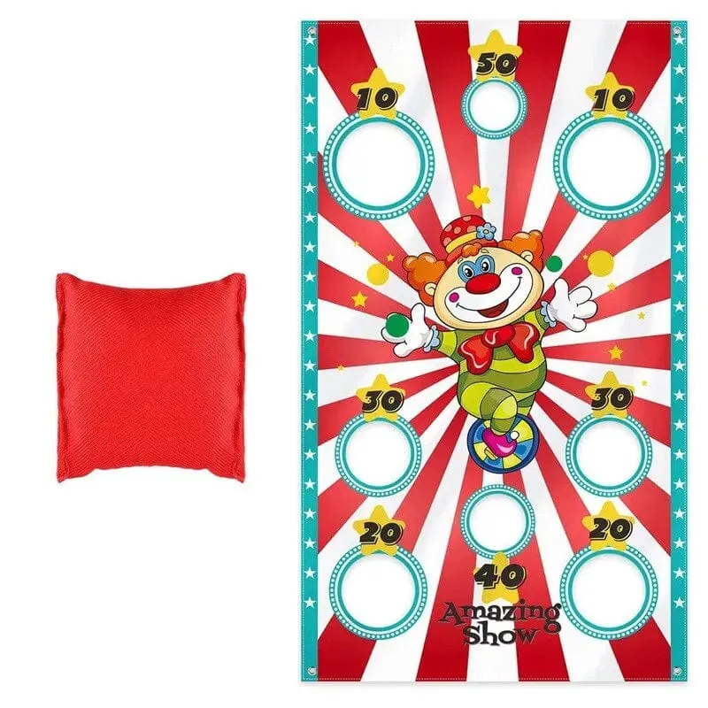 Lustiges Spiel Sitzsäcke Spielzeug Spiel Sitzsäcke Sicheres Werfen Wurfsäcke für Erwachsene Kinder Outdoor Weihnachtsfeier Karneval Spiele Spielzeug