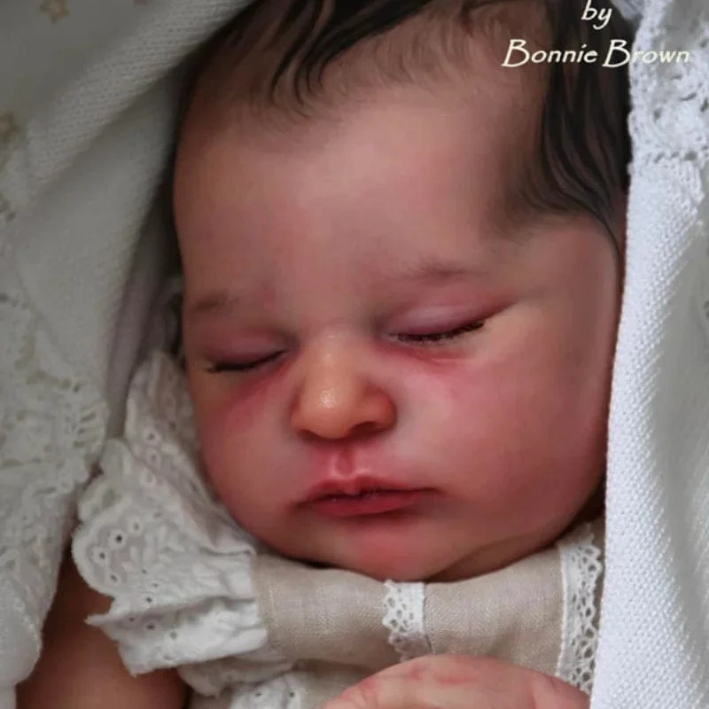 Neues 20.5 Zoll unlackiertes Reborn-Puppenset Laura mit Stoffkörper, unvollendetes Vinyl, Blanko-Reborn-Baby-Kits, Teile