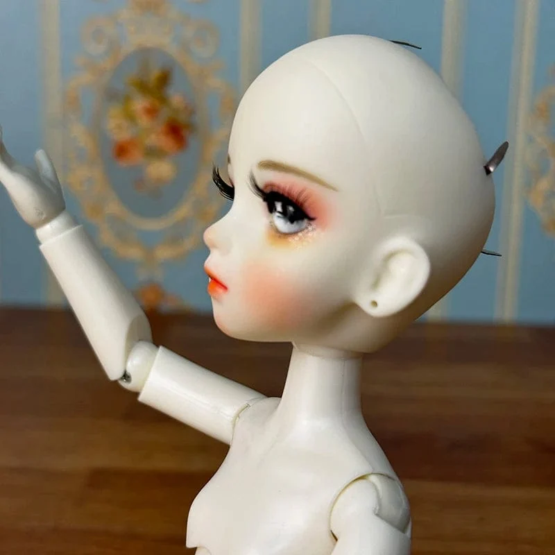 Vollständiges Set 1/6 BJD Puppe Modeanzug 30CM Puppe mit 3 Paar Augen Blythe Puppe Kinder Mädchen Spielzeug Geschenk (offener Kopf)
