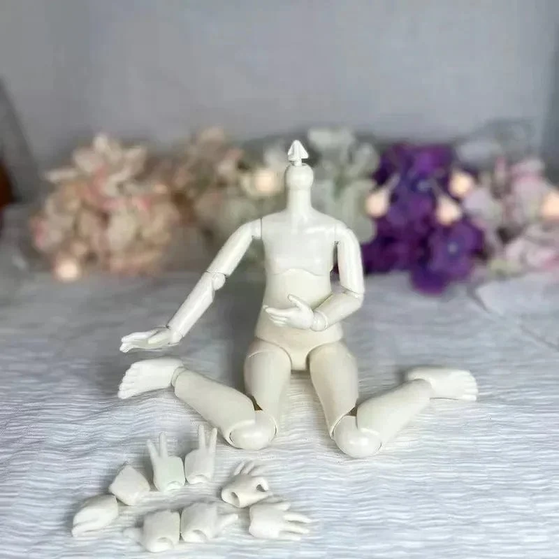 Vollständiges Set 1/6 BJD Puppe Modeanzug 30CM Puppe mit 3 Paar Augen Blythe Puppe Kinder Mädchen Spielzeug Geschenk (offener Kopf)