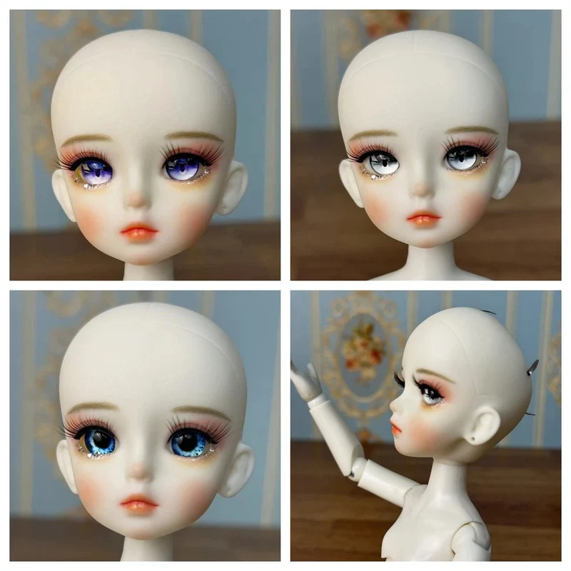 Vollständiges Set 1/6 BJD Puppe Modeanzug 30CM Puppe mit 3 Paar Augen Blythe Puppe Kinder Mädchen Spielzeug Geschenk (offener Kopf)