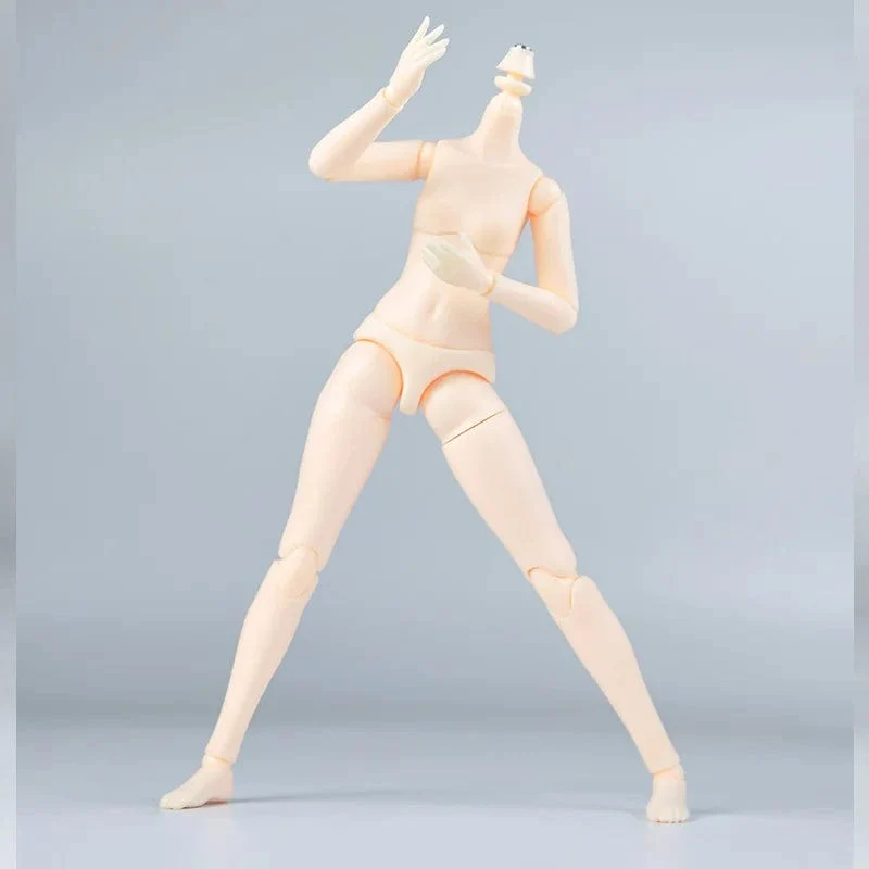 YMY22 Körper Obitsu24 22 cm Mädchenpuppe mit beweglichen Gelenken für GSC, Blyth, ICY, 1/6 Bjd Puppenkopffigur Ersatzhandspielzeugzubehör