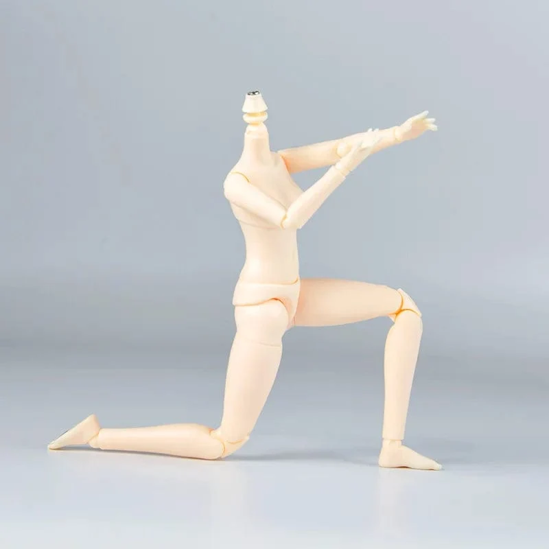 YMY22 Körper Obitsu24 22 cm Mädchenpuppe mit beweglichen Gelenken für GSC, Blyth, ICY, 1/6 Bjd Puppenkopffigur Ersatzhandspielzeugzubehör