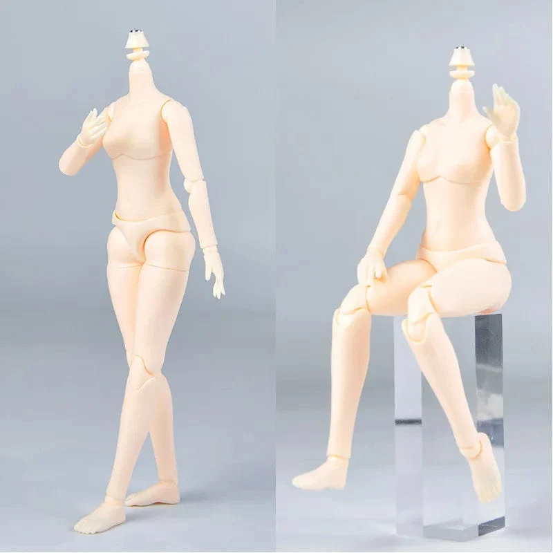 YMY22 Körper Obitsu24 22 cm Mädchenpuppe mit beweglichen Gelenken für GSC, Blyth, ICY, 1/6 Bjd Puppenkopffigur Ersatzhandspielzeugzubehör