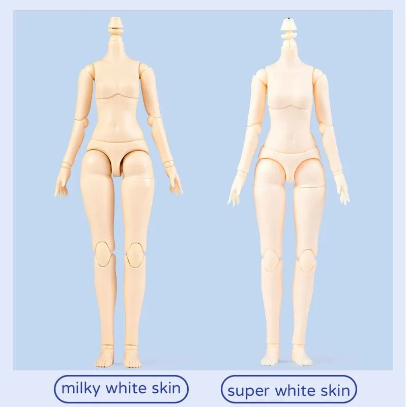 YMY22 Körper Obitsu24 22 cm Mädchenpuppe mit beweglichen Gelenken für GSC, Blyth, ICY, 1/6 Bjd Puppenkopffigur Ersatzhandspielzeugzubehör