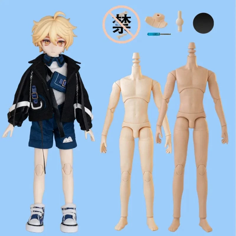 22 cm 23.5 cm YMY23/25 Männliche Körper Joint Puppe DIY Junge Körper für Blyth, GSC Kopf, ob22, ob23, ob24 BJD Puppe Zubehör Spielzeug