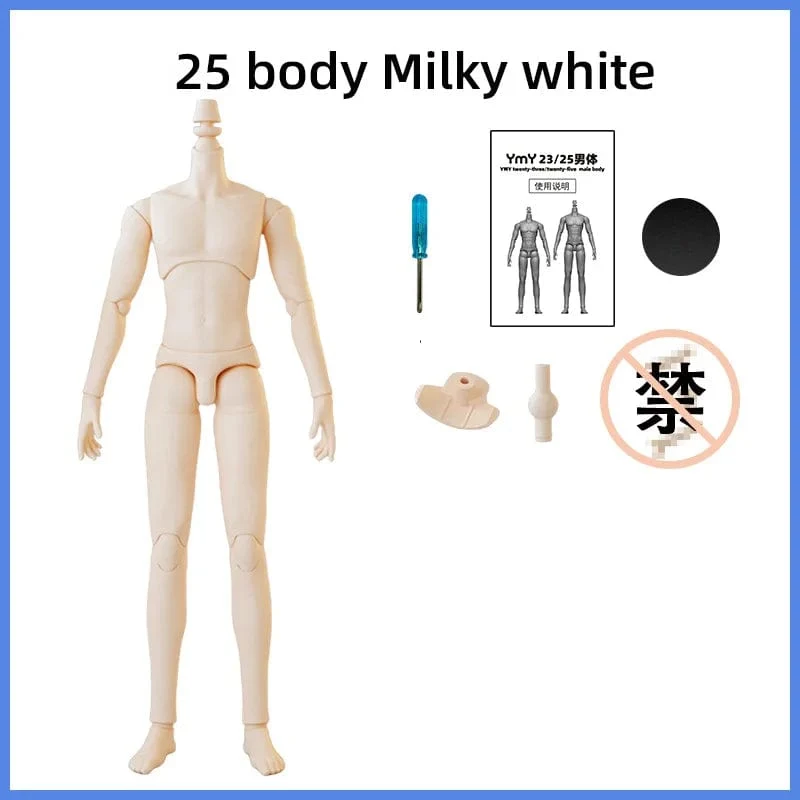 22 cm 23.5 cm YMY23/25 Männliche Körper Joint Puppe DIY Junge Körper für Blyth, GSC Kopf, ob22, ob23, ob24 BJD Puppe Zubehör Spielzeug