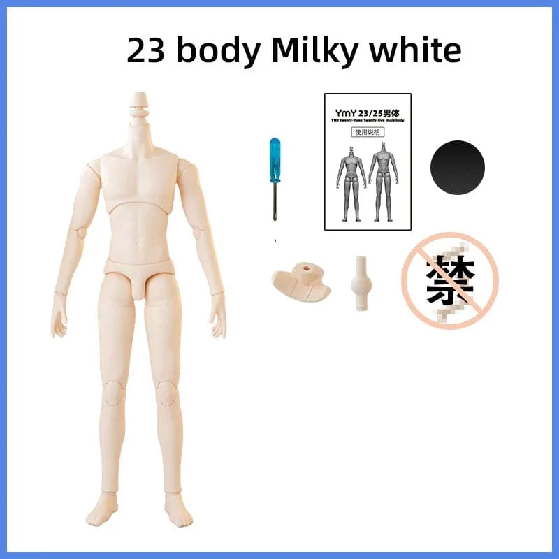 22 cm 23.5 cm YMY23/25 Männliche Körper Joint Puppe DIY Junge Körper für Blyth, GSC Kopf, ob22, ob23, ob24 BJD Puppe Zubehör Spielzeug