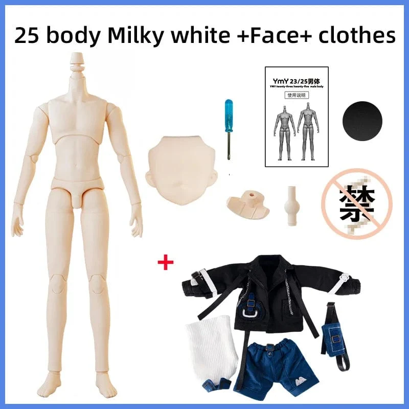 22 cm 23.5 cm YMY23/25 Männliche Körper Joint Puppe DIY Junge Körper für Blyth, GSC Kopf, ob22, ob23, ob24 BJD Puppe Zubehör Spielzeug