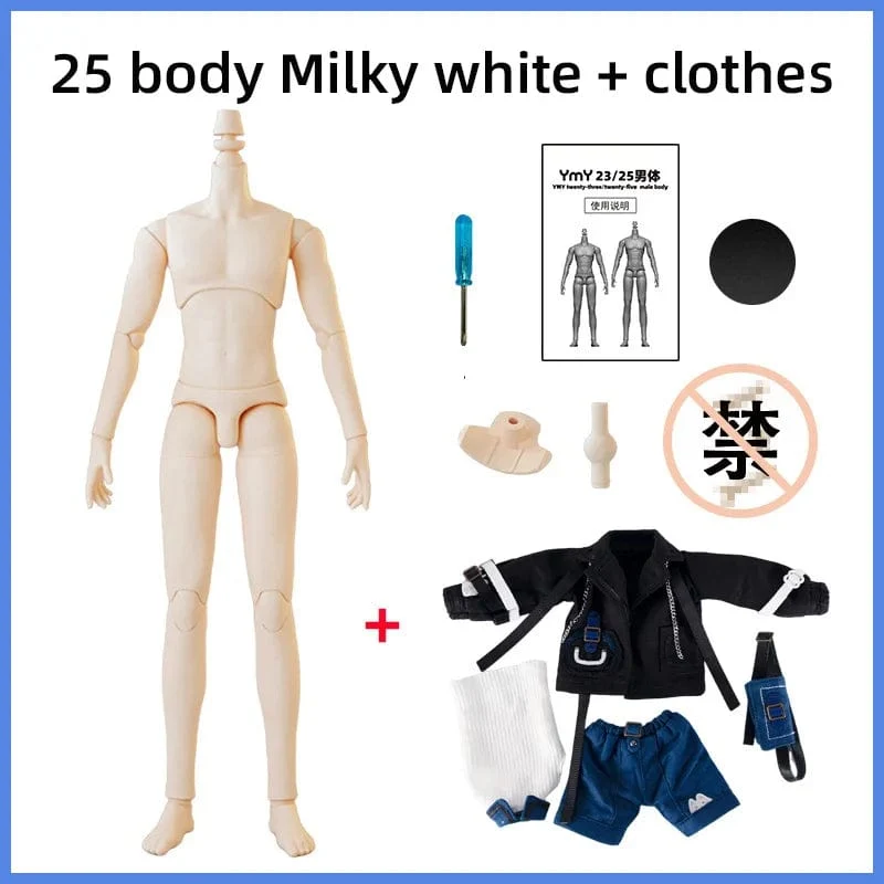 22 cm 23.5 cm YMY23/25 Männliche Körper Joint Puppe DIY Junge Körper für Blyth, GSC Kopf, ob22, ob23, ob24 BJD Puppe Zubehör Spielzeug