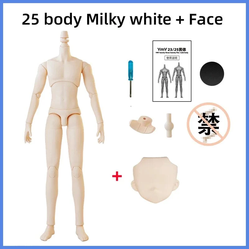 22 cm 23.5 cm YMY23/25 Männliche Körper Joint Puppe DIY Junge Körper für Blyth, GSC Kopf, ob22, ob23, ob24 BJD Puppe Zubehör Spielzeug