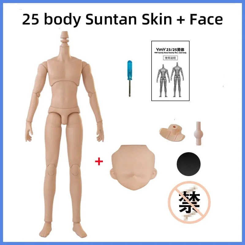 22 cm 23.5 cm YMY23/25 Männliche Körper Joint Puppe DIY Junge Körper für Blyth, GSC Kopf, ob22, ob23, ob24 BJD Puppe Zubehör Spielzeug