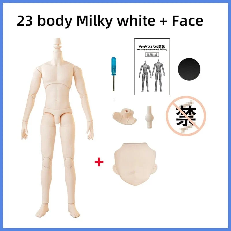 22 cm 23.5 cm YMY23/25 Männliche Körper Joint Puppe DIY Junge Körper für Blyth, GSC Kopf, ob22, ob23, ob24 BJD Puppe Zubehör Spielzeug