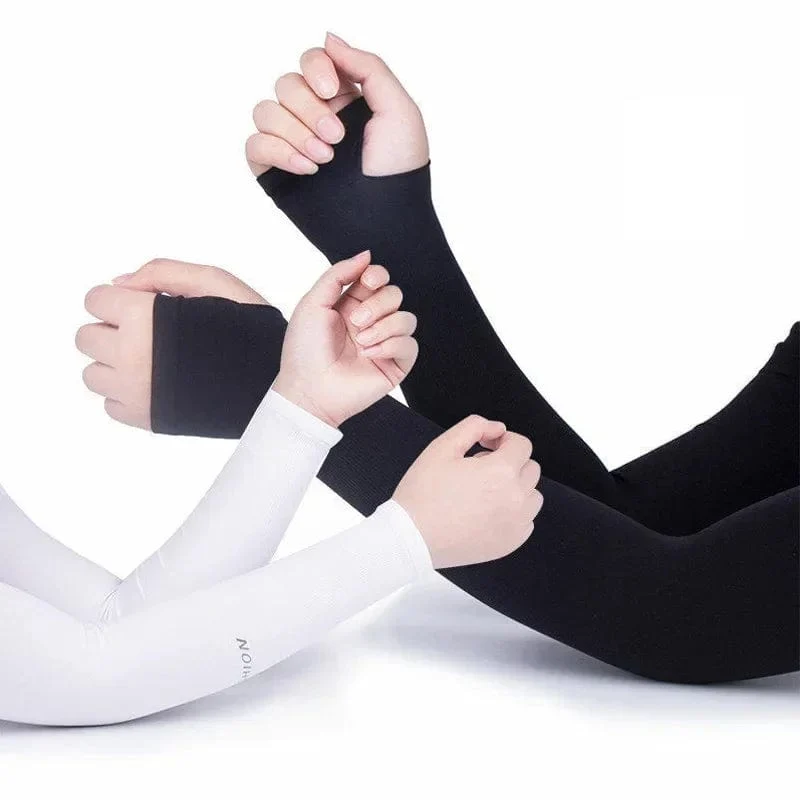 Schutzhandschuhe, UV-Armstulpen für Sonnencreme, Arme, Fahrrad, Skifahren, Unisex-Stil, warm halten, Unterstützung für Damen und Herren, Sport