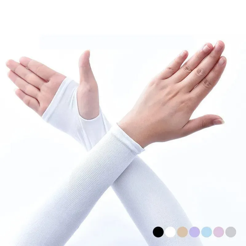 Schutzhandschuhe, UV-Armstulpen für Sonnencreme, Arme, Fahrrad, Skifahren, Unisex-Stil, warm halten, Unterstützung für Damen und Herren, Sport
