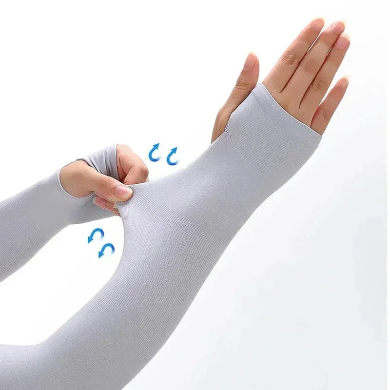Schutzhandschuhe, UV-Armstulpen für Sonnencreme, Arme, Fahrrad, Skifahren, Unisex-Stil, warm halten, Unterstützung für Damen und Herren, Sport