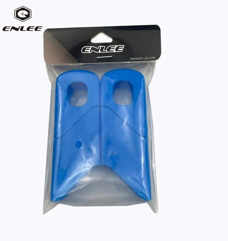 ENLEE Kurbelschutzhülle für Mountainbikes, MTB-Fahrradkurbelgarnitur, Kurbelarmschutz, universell, 4 Stück/1 Set