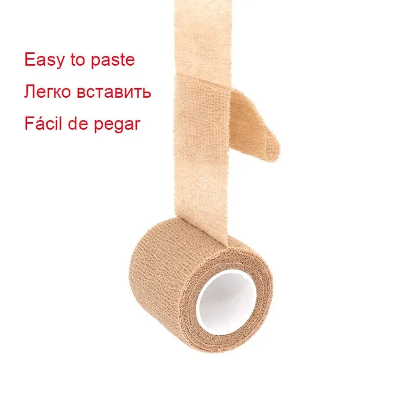 Tom's Hug Bunte Sport-Bandage, selbstklebend, elastisch, 4.8 m, Stützpolster für Knie, Finger, Knöchel, Handfläche, Schulter