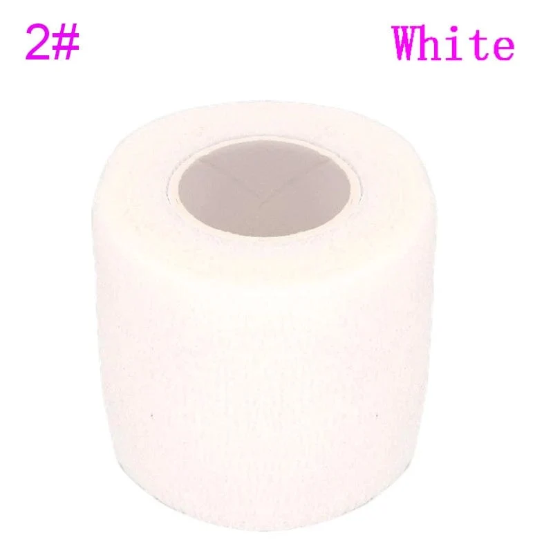 Tom's Hug Bunte Sport-Bandage, selbstklebend, elastisch, 4.8 m, Stützpolster für Knie, Finger, Knöchel, Handfläche, Schulter